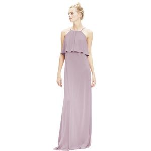 Two Birds High Neck Sleeveless Maxi Dress Gown Mauve Size Small